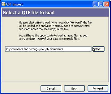 load QIF file